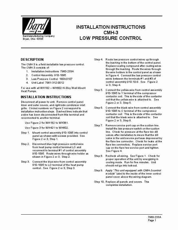 Bard Heat Pump CMH-3-page_pdf